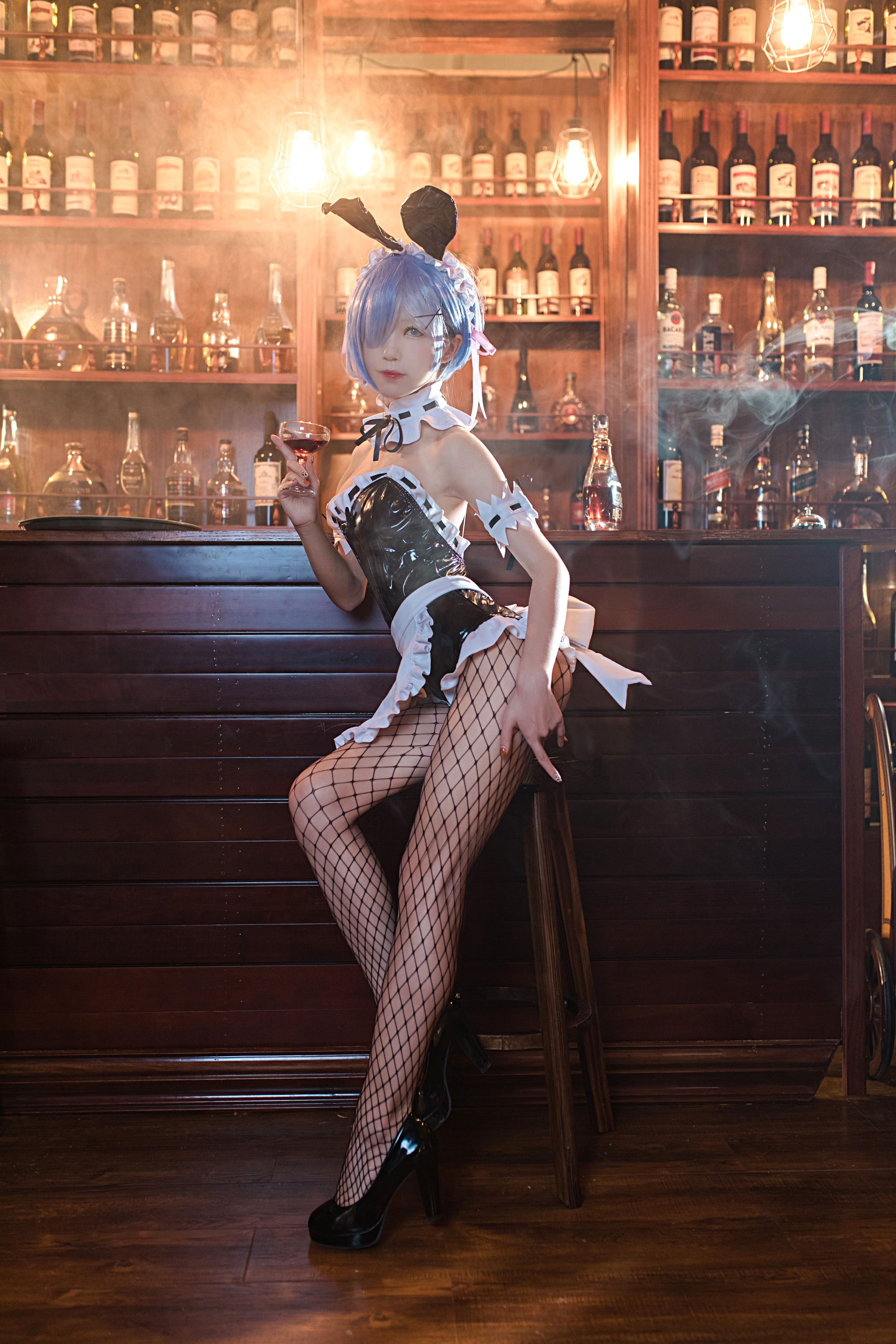 水淼Aqua - NO.021 蕾姆 兔女郎 [16P]-XikXak